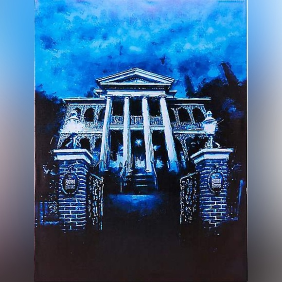 Disney Haunted Mansion Canvas 24” X 18” - Picture 1 of 4